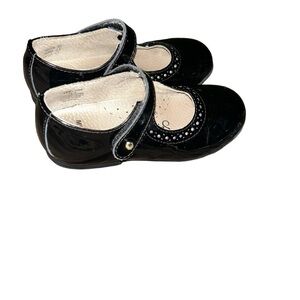 FOOTMATES black patent Leather Mary Jane Shoes size 10.5 girl dress school shoes
